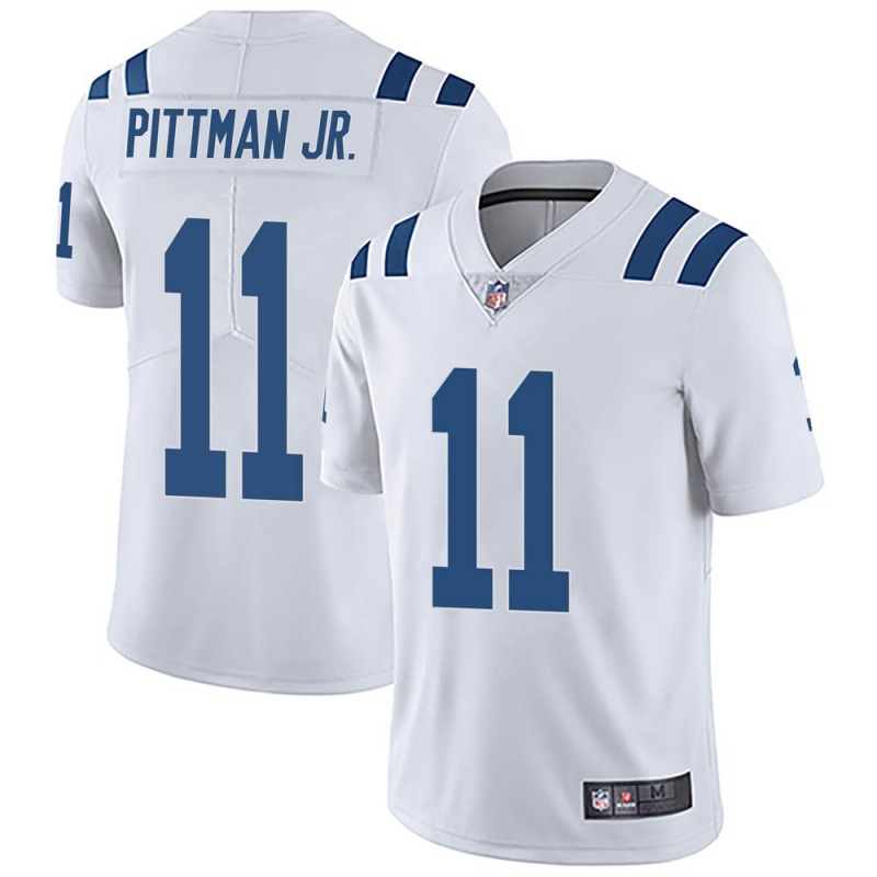 Men's Indianapolis Colts #11 Michael Pittman Jr. White Vapor Untouchable Limited Stitched NFL Jersey